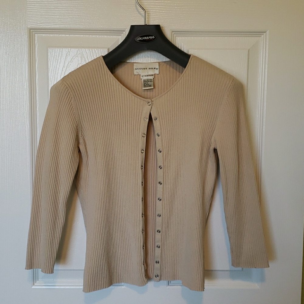 August Silk ¾ Sleeve Cardigan - BUNDLE & SAVE